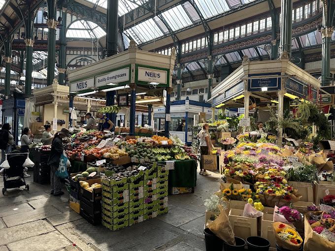 Leeds Kirkgate Market Outdoor Stall, Leeds